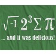 thumbnail image 2 of I Ate Some Pie and It was Delicious Funny Math Pi T-Shirt, 2 of 3