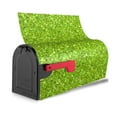 thumbnail image 3 of Yiaed Lime green glitter Print Mailbox Covers, Magnetic Mailbox Cover, Mail Box Covers for Garden Outdoor Decor Box Covers-25.5x21 in, 3 of 8