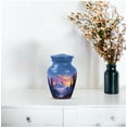 thumbnail image 5 of Mountain Keepsake Urn For Adult Male 3 Inch, Blue Mini Urns For Human Ashes For Woman, Small Cremation Urns For Burial In Ground, Funeral Urn For Human Ashes For Adults Mom And Dad, 5 of 7
