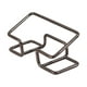 thumbnail image 1 of Tarjetero y Organizador de Escritorio de Metal Dorado | Elegante Caja de Almacenamiento para Tarjetas, Llaves y Clips de Oficina | Construcción de Hierro Resistente, 1 of 2