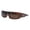 Matte Tortoise, variant on Men's Sunglasses Rectangular Biker Shades Winged Skull UV400 Matte Tortoise
