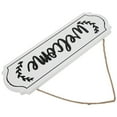 thumbnail image 6 of Raindrops Welcome Signs For Front Door 1Set White Rectangular Wood Sign With Rustic Style For Home, 6 of 8