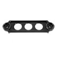 thumbnail image 4 of Soporte universal de barra de sujeción para batería de aleación de aluminio de 14 cm, 3 orificios (negro) Jadeshay A, 4 of 8