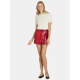 thumbnail image 2 of Madden NYC Women’s Sequin Mini Cargo Skirt, Sizes XXS-XXL, 2 of 5