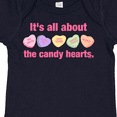thumbnail image 4 of Inktastic Candy Hearts II Girls Baby Bodysuit, 4 of 5
