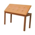thumbnail image 2 of TISHITA Piano Bench Bookcase Stool Keyboard Seat for Performances Stage Guzheng orange, 2 of 8