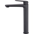 thumbnail image 4 of Grifo de baño, grifo de lavabo alto negro, grifo mezclador con cartucho de cerámica Ormromra XDJZ-90-4, 4 of 7