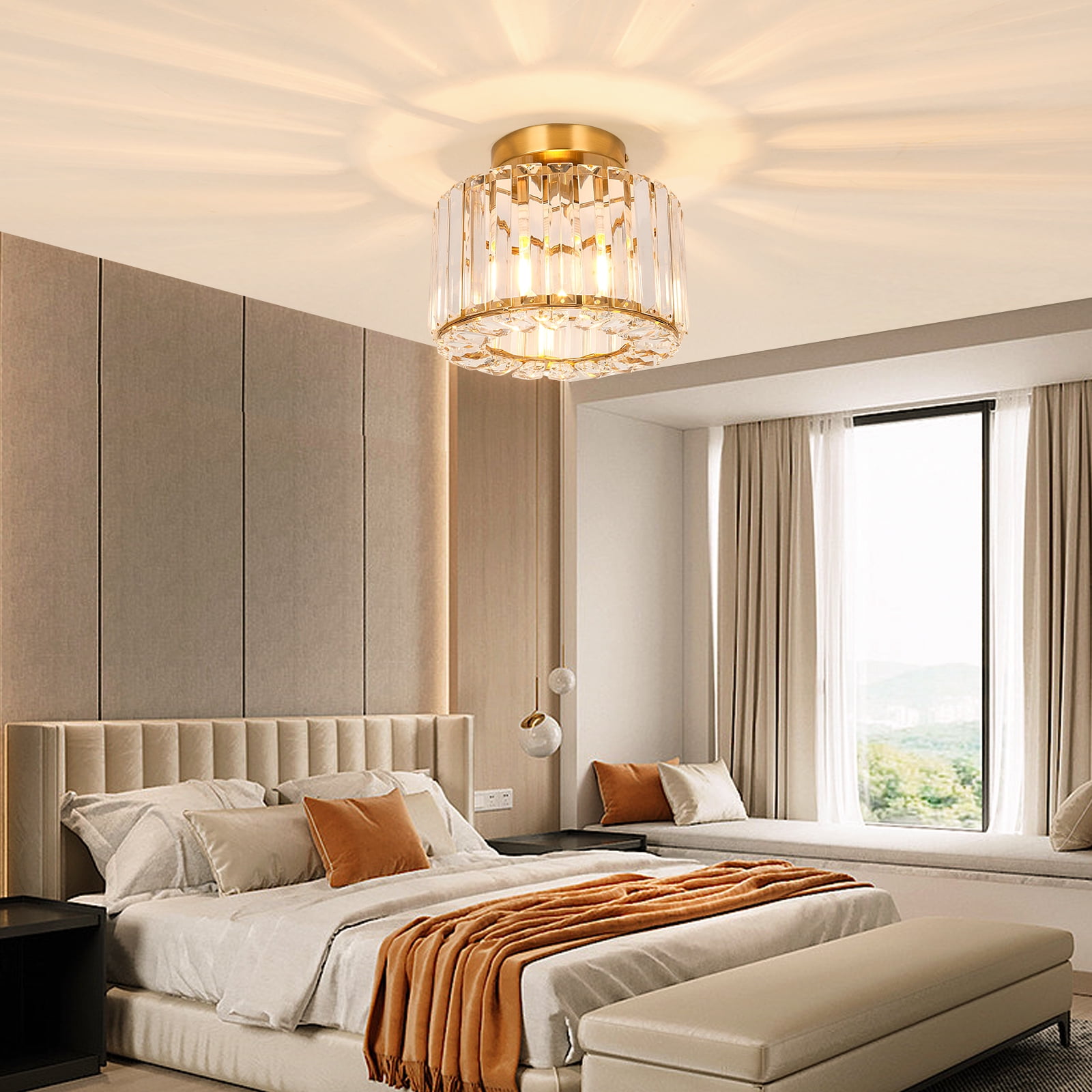 SEEU Crystal Ceiling Chandelier