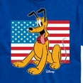 thumbnail image 3 of Disney - Americana - Pluto Usa Flag - Adult Short Sleeve Graphic T-Shirt, 3 of 5