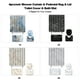 thumbnail image 5 of 4 unids/set cortina de ducha resistente al agua y tapa cubierta de inodoro alfombra de Pedestal alfombra de baño antideslizante decoración de baño, 5 of 8