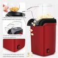 thumbnail image 5 of ZZkhGO Hot Air Popcorn Maker Machine, Fast 3-Minute Popcorn Popper with Spoon, Oil Free Snack Maker for Home Movie Night, 5 of 7