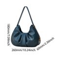 thumbnail image 4 of Bolso Pequeño Lindo Mano Fruncido Cuero PU Nube para Mujeres Y Niñas, 4 of 7