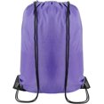 thumbnail image 5 of 10 colores Mochila con cordón Bolsas Saco Paquete Cinch Tote Bolsa de poliéster de almacenamiento deportivo para viajes de gimnasio, 5 of 5