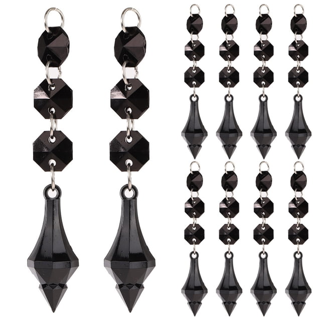 Bolas de acrílico transparentes para colgar, accesorio decorativo (M)