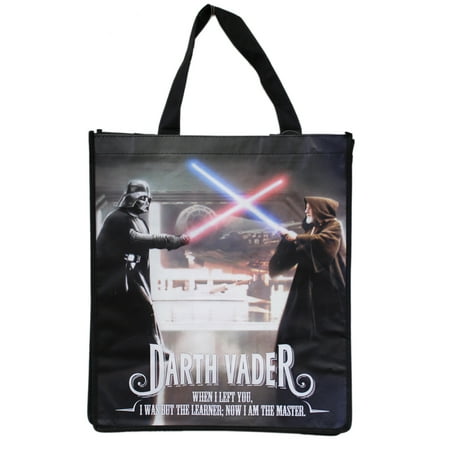 Star Wars Darth Vader and Obi-Wan Kenobi Light Saber Duel Tote Bag