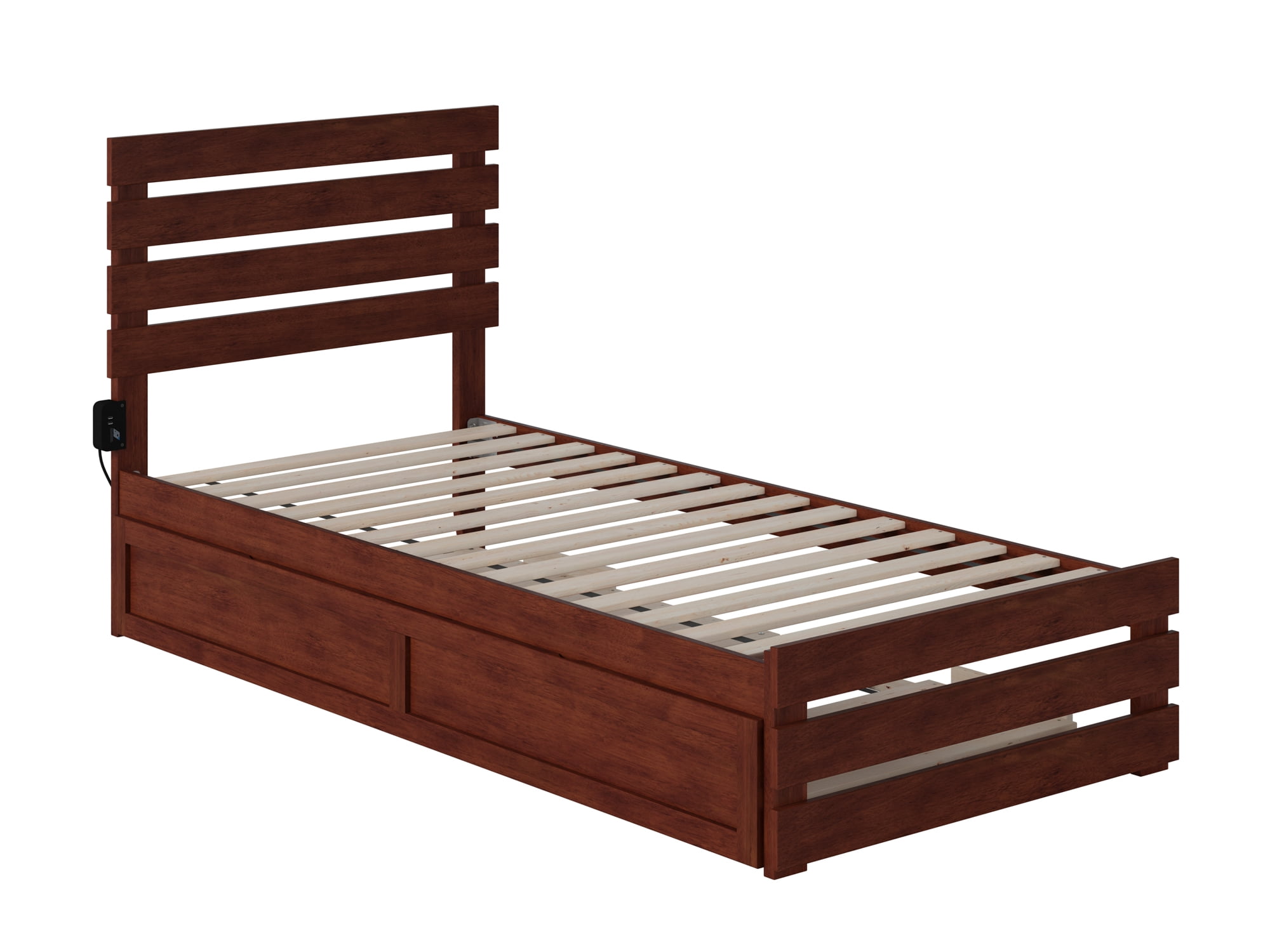 Oxford Twin Extra Long Bed with Footboard and USB Turbo Charger with ...