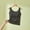 Black, variant on YHAJDS Pajama Separates Womens Round Neck Sleeveless Tank with Built in Bra for Summer