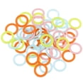 thumbnail image 2 of tredstone 100Pcs Round Multicolor Plastic Knitting Crochet Locking Stitch Markers Rings Needle Clips, 2 of 7