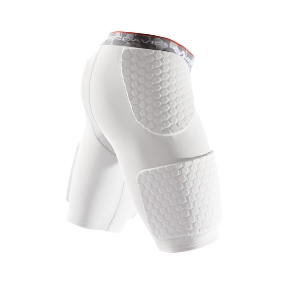 McDavid Hex Thudd Shorts with Wrap-Around, White, X-Large