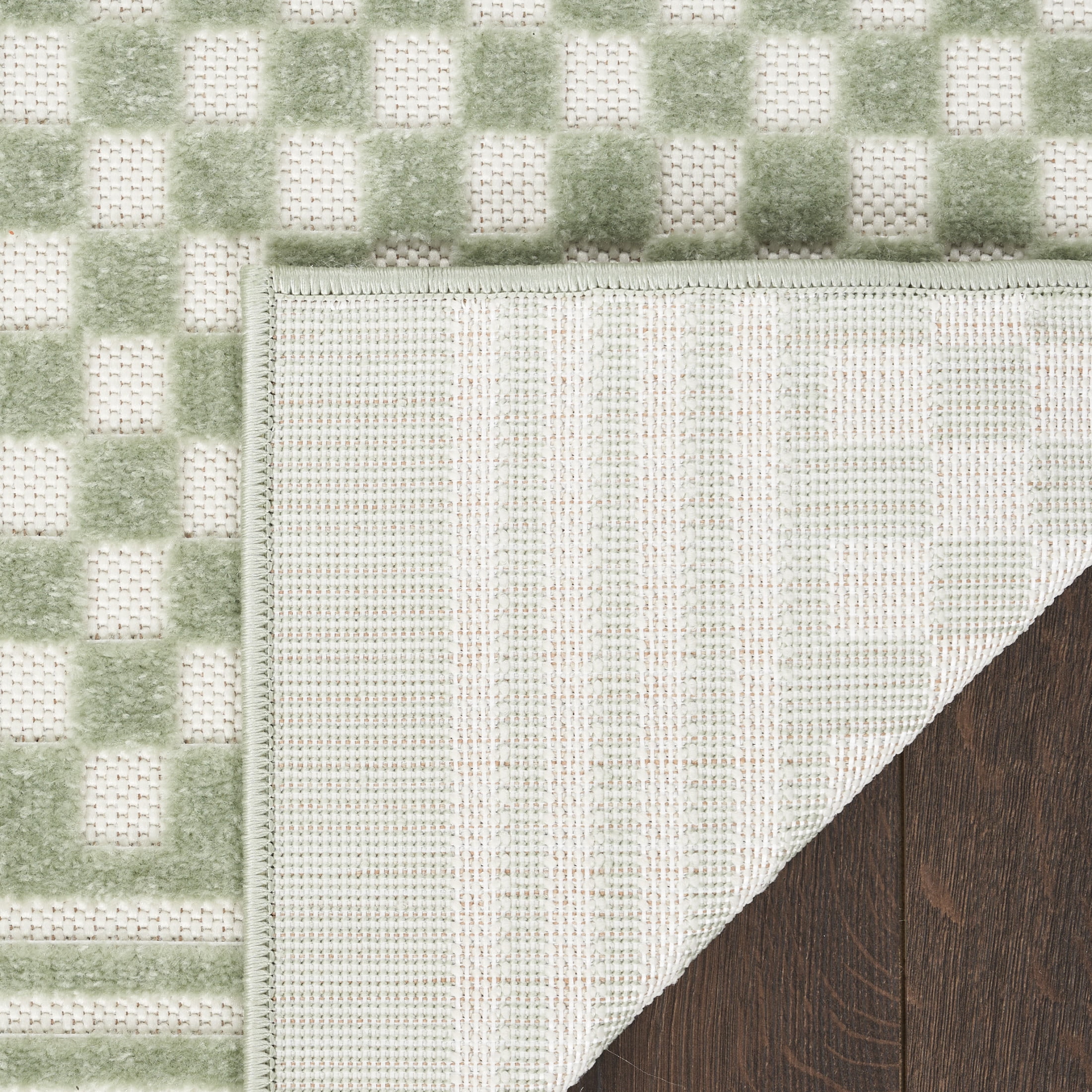 Nourison Casual 7'10" x 9'10" Green Modern Indoor Rug