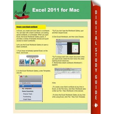 Excel 2011 for Mac - eBook