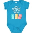 thumbnail image 3 of Inktastic Easter Hangin' with My Peeps Boys or Girls Baby Bodysuit, 3 of 5