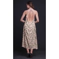 thumbnail image 2 of Bimba Robe de Plage d'Été Dos Nu à Imprimé Feuilles pour Femmes - Moyen, 2 of 6