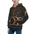 thumbnail image 2 of Easygdp 2025 Golden On New Year Boys Hoodie Kids Sweatshirt Youth Pullover With Hood-X-Large, 2 of 6