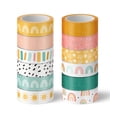 thumbnail image 1 of Cinta Washi Tapes Whaline Boho Rainbow Sun, 12 rollos de 5 m cada uno, 1 of 7