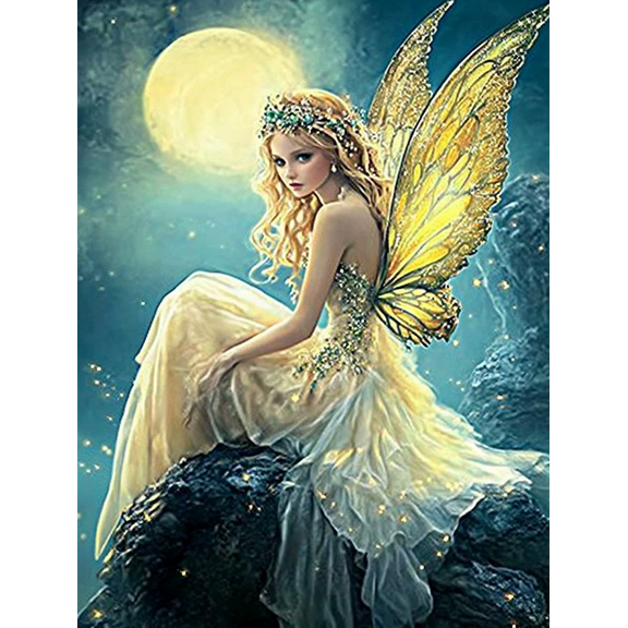 Fairy Wing Canvas Art Print, Perfect for Living Room, Bedroom, Bathroom, Office, and Hallway Decoration.