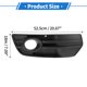 thumbnail image 4 of 1pc Cubierta de rejilla de luz antiniebla frontal derecha para Audi Q5 2009-2012 No.8R0807682A ABS Negro, 4 of 7