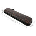 thumbnail image 2 of Raindrops Musical Instrument Bag Coffee Color Flute Protective Case with Easy Maintenance and Portable Design, 2 of 6