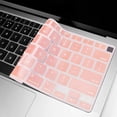 thumbnail image 3 of Sywqhk Funda de película para teclado de portátil para Apple MacBook Air de 13 pulgadas A2337 (oro rosa), 3 of 8