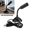 thumbnail image 3 of Microphone USB de Bureau pour Ordinateur Portable Mini Microphone Tube Flexible Col Réglable Micro PC Noir, 3 of 9