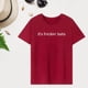 thumbnail image 5 of Camiseta para mujer con cuello redondo, camiseta de recuerdo de manga corta para deportes, vacaciones, regalo del día de San Valentín S, 5 of 9