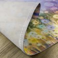 thumbnail image 5 of Ambesonne Floral Place Mats Set of 4, Idyllic Pastoral Flower, Standard Size, Yellow Purple, 5 of 6