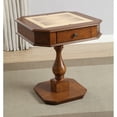 thumbnail image 3 of Bishop Reversible Chess & Checker Game Table, 3-in-1 Board Game Tray, Cherry Finish, 28" Square Table, Storage Drawers, Backgammon Compatible, Durable Synthetic Wood, 3 of 16