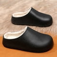 thumbnail image 6 of Yindaity House Slippers Women's Fuzzy House Slippers Suede Fluffy Winter Slipper Cozy Furry Warm Shoes Indoor/Outdoor(Black,15.99), 6 of 9
