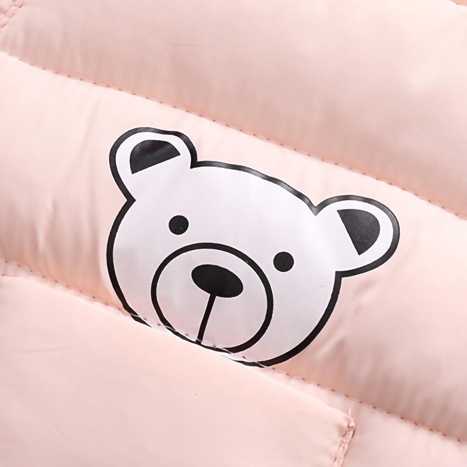 Newborn Velvet-Lined Jumpsuit Winter Baby One-Piece Outfit Long Sleeve Mittens Attached Warm Infant Romper Newborn Jumpsuit