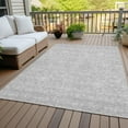 thumbnail image 6 of Addison Rugs Chantille Indoor/Outdoor Transitional Floral Silver Washable Rectangle Rug, 2'6" x 3'10", 6 of 6