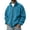 Sky Blue, variant on Polar Fleece Jacket for Men Ghalytn Full Zip Stand Collar Coat - Lightweight Outdoor Top with Pockets