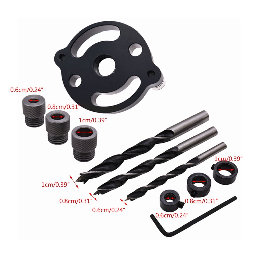 Geemin Self Centering Dowelling Jig Woodworking Joinery Hole Drill Guide HolePositioner