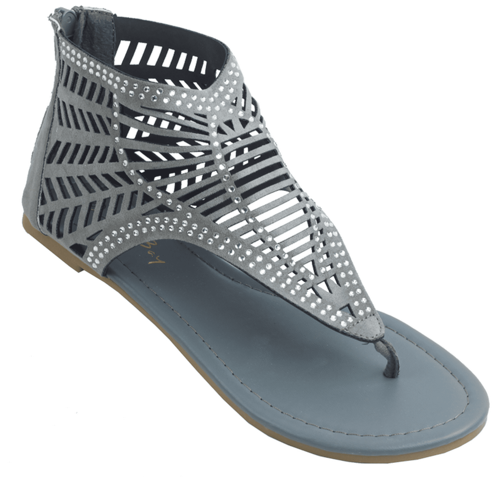 ZBYY Women Gladiator Beach Sandals T-Strap Flat Strappy Knee High Crisscross Shoes Open Toe Summer Flip Flops Sandals 