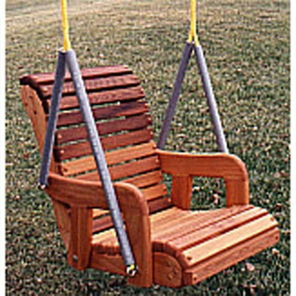 Woodcraft Project Paper Plan To Build Child's Swing - Material Not Included