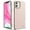 Pink Sand, variant on Ringke Air-S Case Compatible with iPhone 12 mini, Silicone Flexible TPU Shockproof Matte Slim Phone Cover - Black