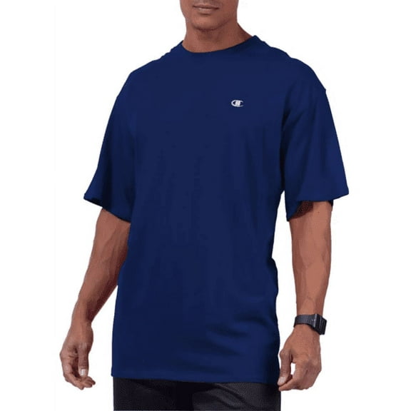 Champion Men's Big & Tall Classic T-Shirt, Navy, Size 1X