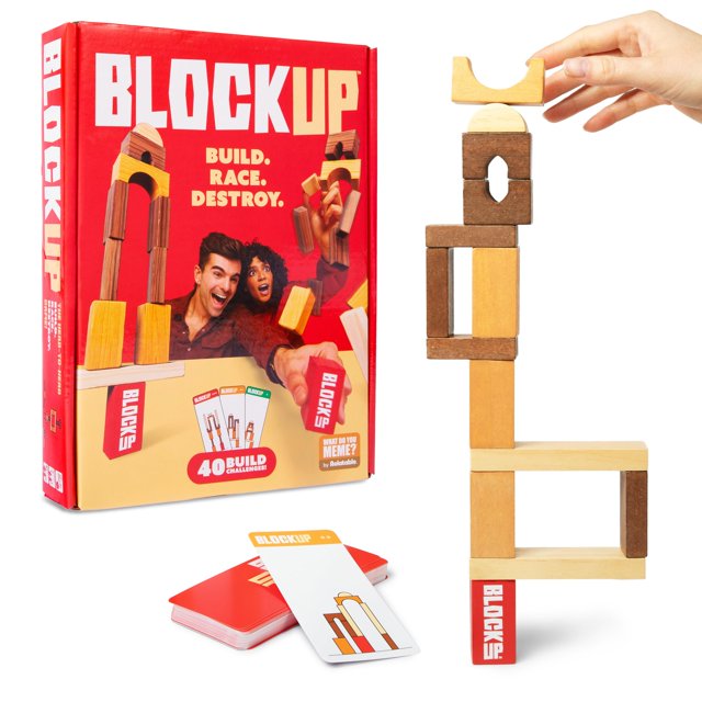 Juego de apilamiento estratégico Block Up Head to Head WHAT DO YOU MEME