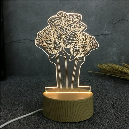 

Fridja 3D Christmas Night Lights Christmas Eve Christmas Gift Birthday Gift Giveaway Small Gift Atmosphere Light