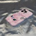 thumbnail image 3 of Funda de teléfono Disney Stitch Couple para IPhone 14 Pro Max 13 12 11 Pro XR XS X 8 7Plus, cubierta protectora de lente, funda Kawaii Stitch, regalo, 3 of 5