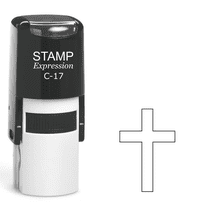 stampexpression - Cross Self Inking Rubber Stamp - Black Ink (A-62085)